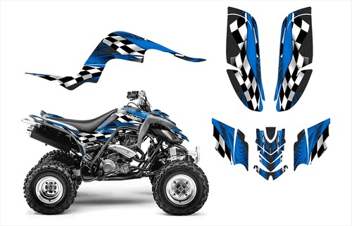 Kit de gráficos Yamaha Raptor 660 premium 24 mil de espesor servicio personalizado gratuito #3500 - Imagen 10 de 20
