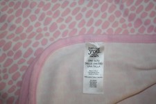 Just One You Baby Girl Receiving Blanket Carters Pink Giraffe Print Soft Cotton