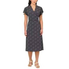 Adrianna Papell Ladies' Faux Wrap Dress, Blue, Medium