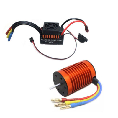 9T 4370KV Brushless Motor mit 60A ESC Speed Controller Combo Set For 1:10 RC Car