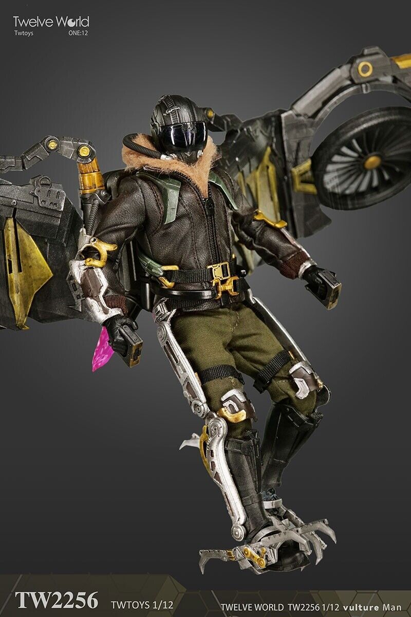 TWTOYS Vulture Adrian Toomes 1/12 LED Action Figure Model Toy