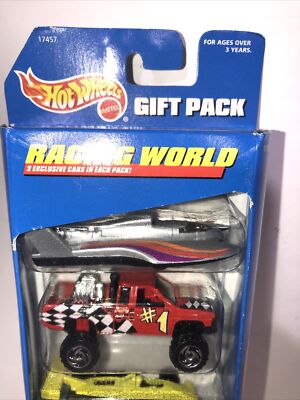 Racing World Hot Wheels 5 Pack Car Set Gift Pack Rare Vintage NEW