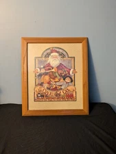 santa clause & co. framed decorative artwork