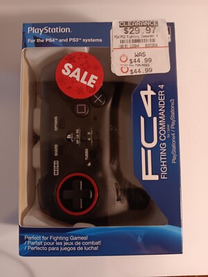 Sealed FC4 Hori Fighting Commander Rare Sony PS4 PS3 Gamepad