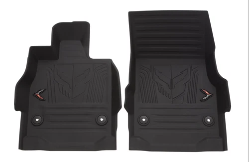 2020-2027 Chevy Corvette C8 All-Weather Floor Liners Black GM OEM NEW 84534619