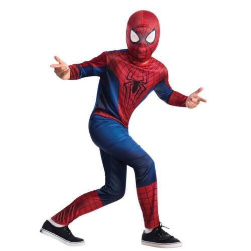 Rubies Déguisement Spiderman 3, OPP, film No way Home pour enfants, Marvel,  Avengers, Taille M, 5-6 ans (702748-M)