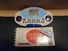 FAMILY FEUD Tiger Electronics Handheld Game W/Cartridge  Book - Tested  Works