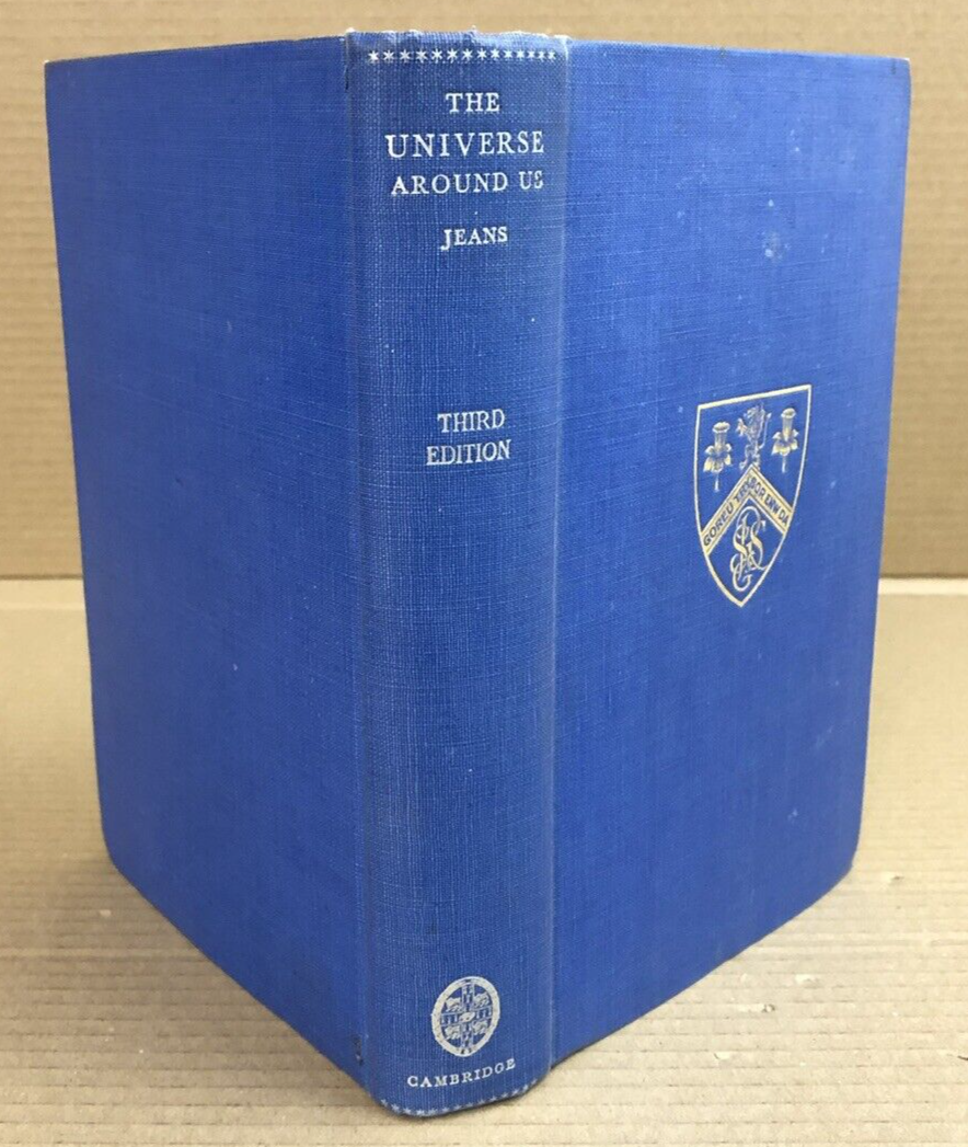 The Universe Around Us - J Jeans - 1938 - Vintage Hardback 
