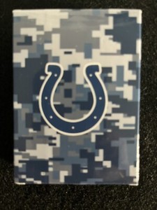 Indianapolis Colts Camo playing cards 🏈