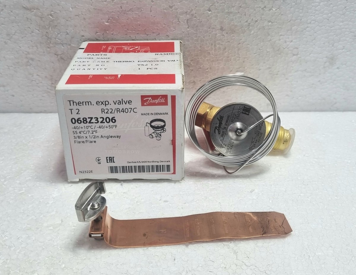 Danfoss T2 R22/R407C 068Z3206 Thermostatic Expansion Valve | eBay