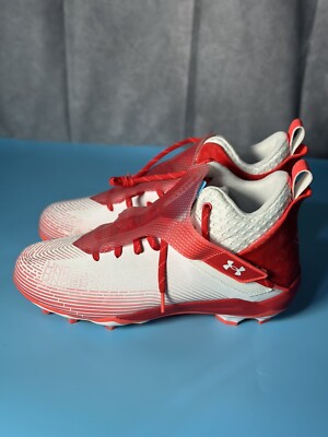 Under Armour UA Hammer MC Athletic Cleats Size 12 Men’s Football Red White s-l400.jpg main image 3