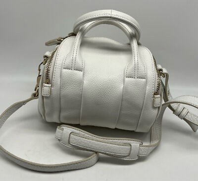バッグ Alexander wang archive leathe bag Alexander Wang White Leather Rockie Duffle Handbag | eBay