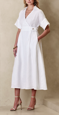 handmade linen dress Linen Dress in Willow Green – Linen Swan main image 1
