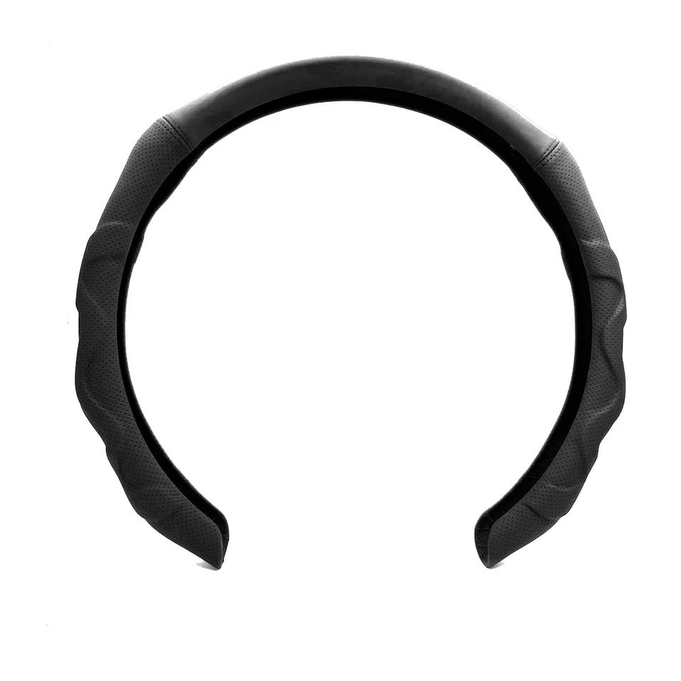 Luxury Leather Car Auto Steering Wheel Cover 15" Breathable Non-Slip For TOYOTA - Image 4 of 4