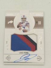 2020 Panini National Treasures Jake Fromm Auto /99 RC Rookie #GRS-JF Patch Bills