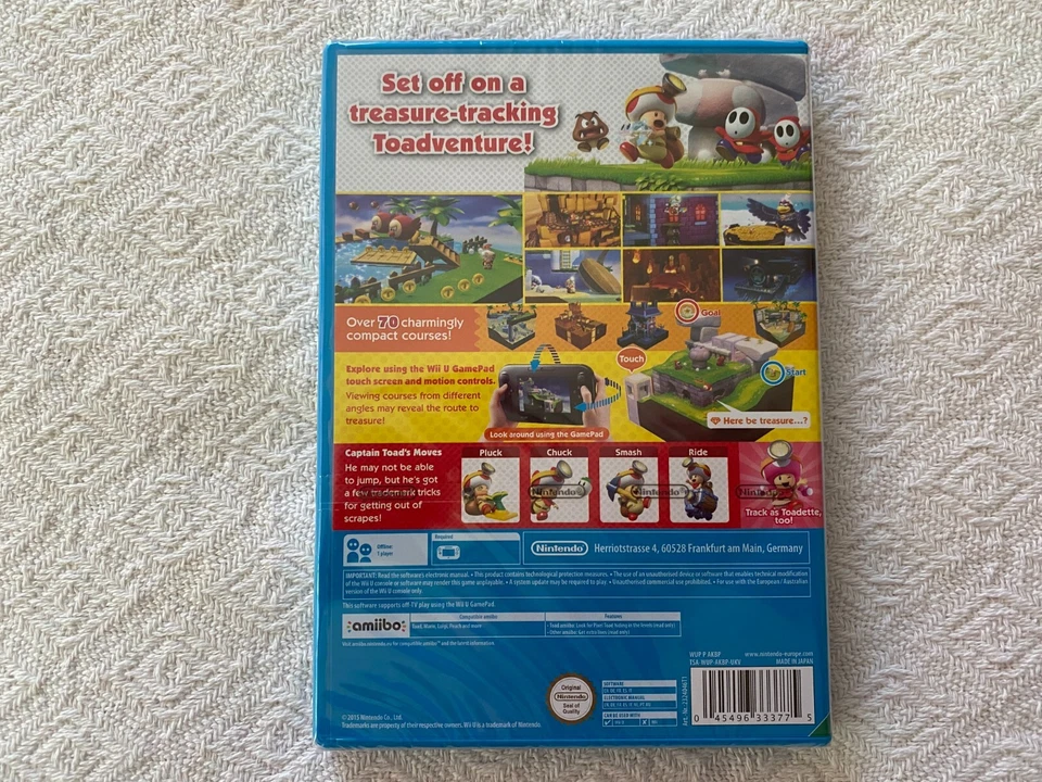 Captain Toad Treasure Tracker Nintendo Wii U - UK PAL New Sealed - Tracked - Image 3 of 4