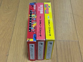 Tetris + Tetris Flash + Hatris 3 Titles Lot CIB Nintendo Famicom FC Japan import