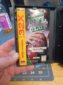NFL Quarterback Club- Sega Genesis 32X - Cib- Tested