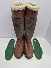 Ariat Windermere Fur Waterproof Insulated Riding Barn Boots in Brown 7.5B