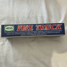 2000 Hess Fire Truck