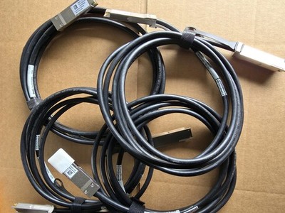 Lot of 4 Dell Networking  direct attach Cable FC6KV QSFP 3m 40G 3 Meter OEM