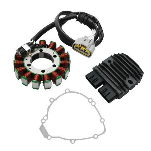 Stator Coil & Voltage Regulator Rectifier Fit For Yamaha YZF R1 2009-2014 - Picture 2 of 14
