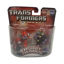 Transformers Universe Robot Heroes IRONHIDE & KICKBACK 2008 Hasbro Mini Figure