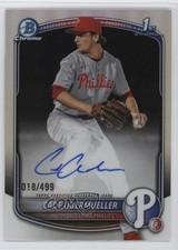 2025 Bowman Draft Chrome Prospect Refractor 18/499 Cade Obermueller #CPA-CO Auto