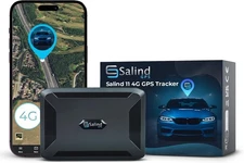 4G GPS Tracker for Vehicles, Real-Time, Magnetic, SIM Included, 70-Day Battery