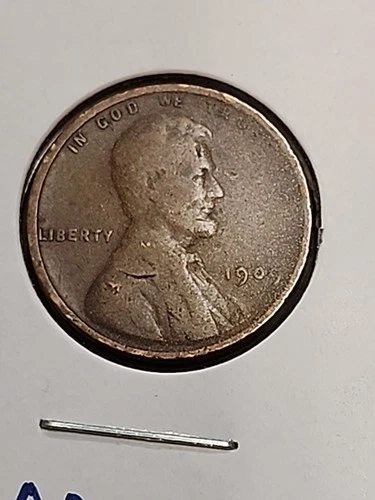 1909-VDB Lincoln Wheat Coin  Fine Condition Nice Coin