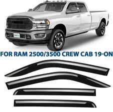 Rain Guards Vent Visors Shade for 2019-2026 Dodge RAM 1500 Crew Cab