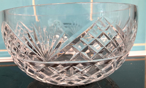 Vintage Cut Glass Heavy Lead