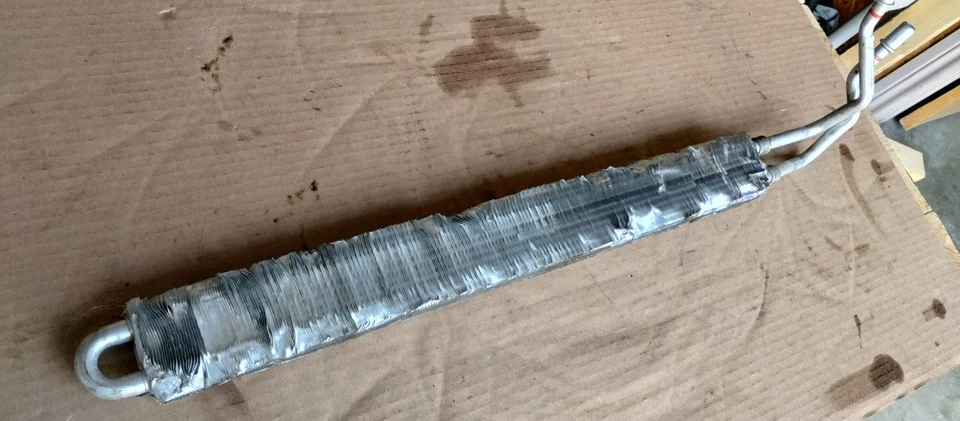 BMW E70 X5 4.8i Power Steering Oil Cooler Pipe Line Radiator 7601738 07-10 OEM - Image 4 of 4