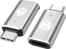 MoKo Lightning Female to USB C Male Adapter 2Pack