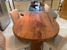 Solidny dębowy blat roboczy stół do jadalni cięty na wymiar Made in Scotland 10 lat suchy