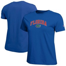Women's Champion Royal Florida Gators Arched Over Logo T-Shirt