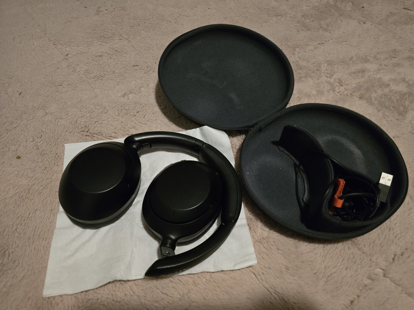 Sony Bass Boost Over-Ear Headphones in Sleek Black