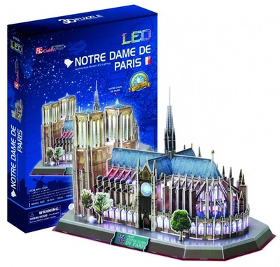 3D Puzzle Notre Dame Kathedrale LED