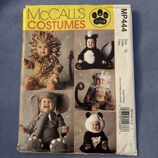 New FF McCall  s MP444 Toddler Costumes Uncut Sewing Pattern McCall Lion Panda
