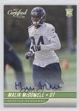 2017 Certified Cuts Rookies Scripts Silver 49/99 Malik McDowell #183 Auto 0m0