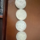 Morgan Silver Dollar Lot 1879 1883 1888 1895 Circulated $1 Coins .900 Fine