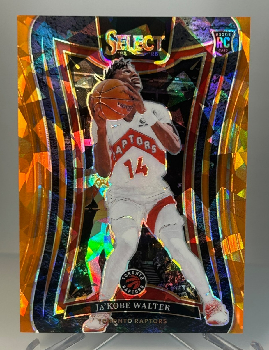 2024-25 Select - Concourse Ja'Kobe Walter #96 Orange Cracked Ice /275 (RC)