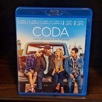 #ad CODA Blu ray 2021 Oscar Winner Best Picture Troy Kotsur Emilia Jones Apple TV $18.99