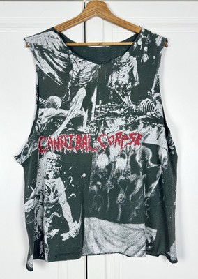 Cannibal Corpse Vintage 1993 Official All Over Print Top Tank