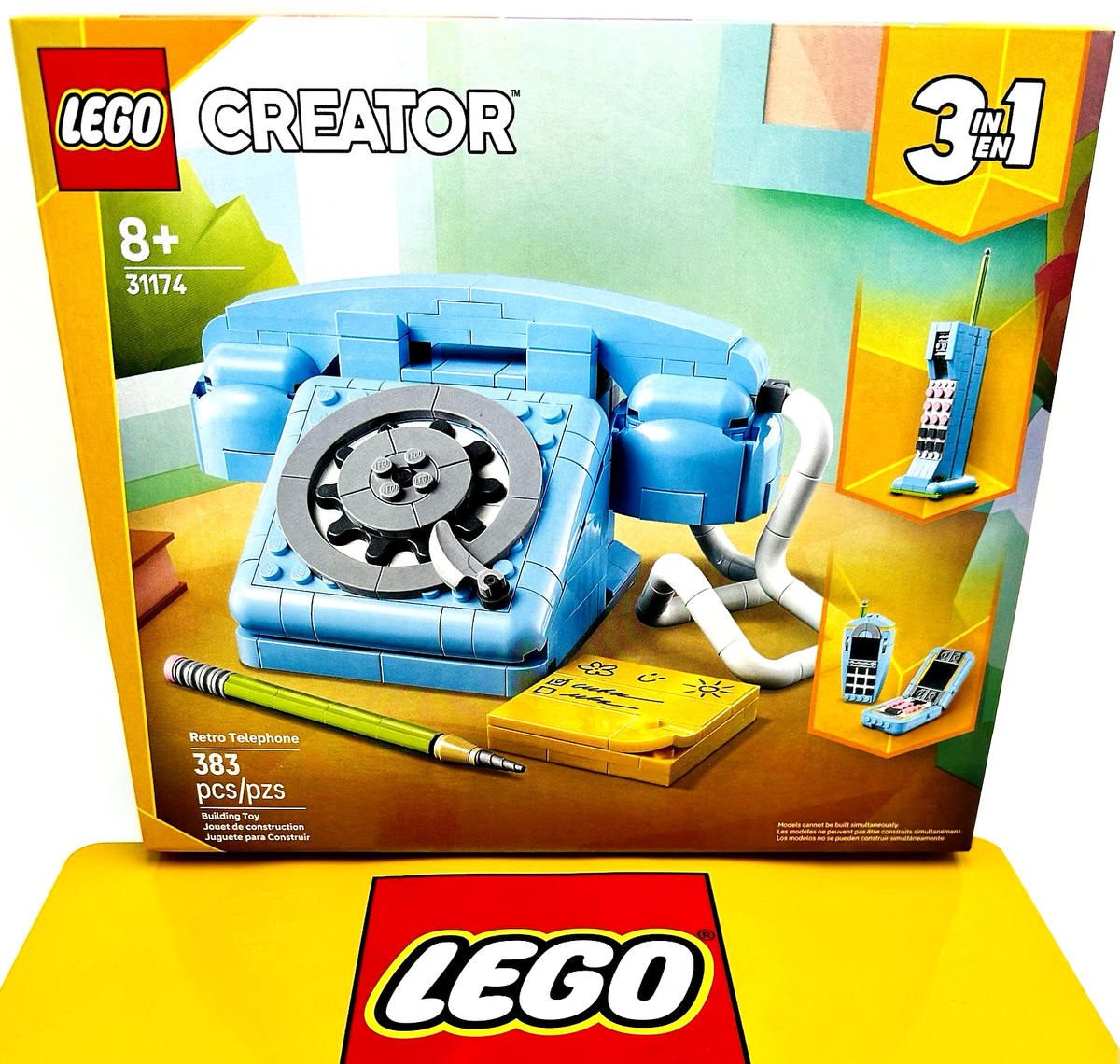 LEGO Creator 3 in 1 Retro Telephone Kids Building Toy 31174 | eBay