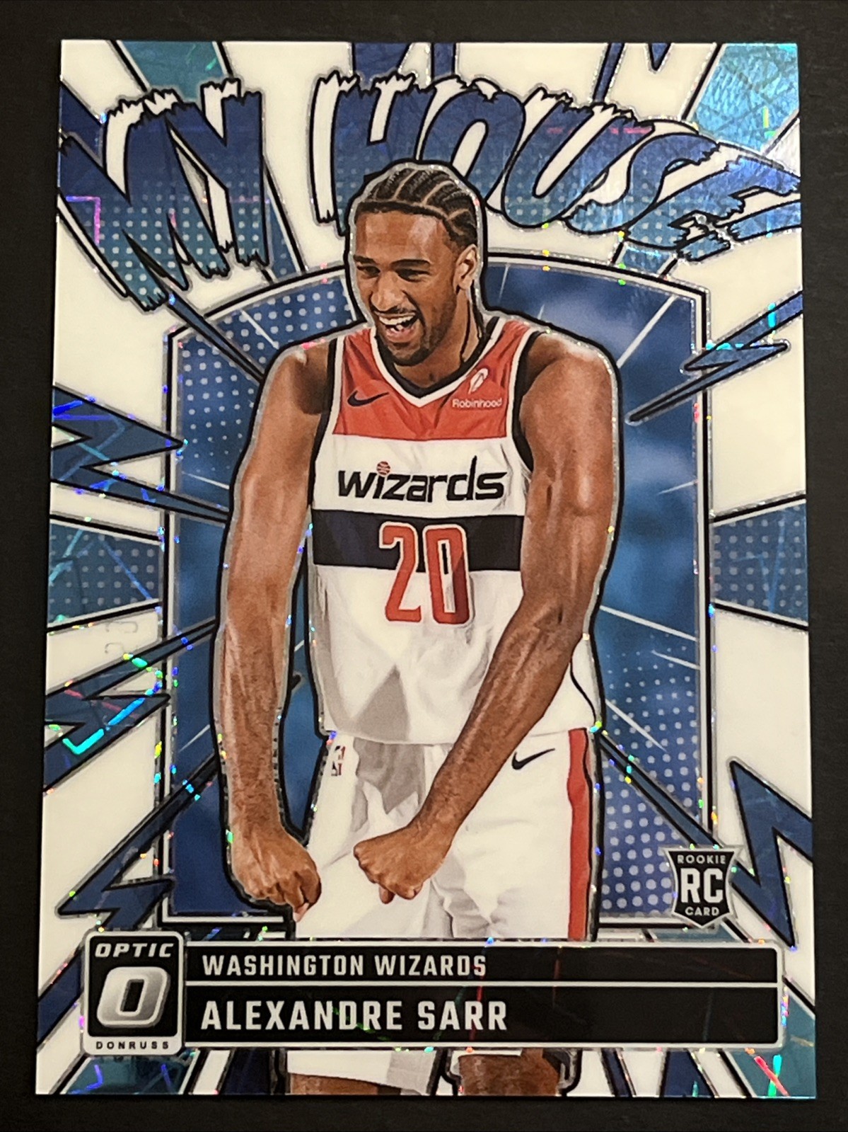 2024 optic my house #9 Alex Sarr Washington Wizards/59 SSP RC