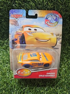 Disney Cars COLOR CHANGERS 2019 DINOCO CRUZ RAMIREZ Car -Color Changing  NEW 