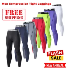 Men’s Compression Leggings Running Gym Fitness Yoga Quick Dry Sports Pants Gift