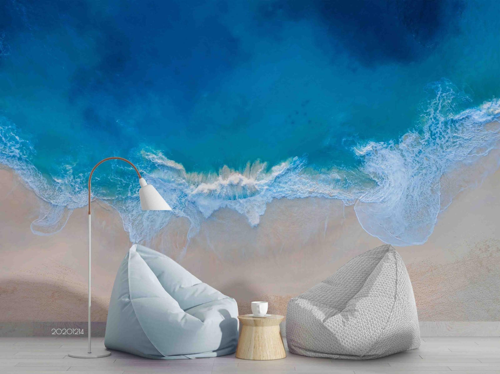 3D Sea Beach Landscape Wall Murals Wallpaper Murals Wall Sticker