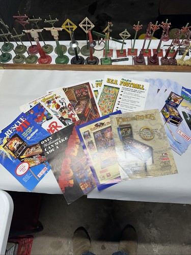 Different Stern Gottlieb Williams Bally Pinball Flyer Lot  / Brochures / Ads
